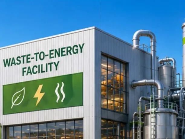 Cold-chain vans and EV charging powered from a waste-to-energy facility